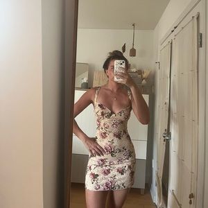 Tiger mist floral mini dress